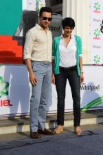 Imran Khan and Mandira Bedi snapped at a product promotion event on 9th May 2015